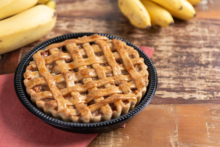 Receita Torta De Banana Cremosa