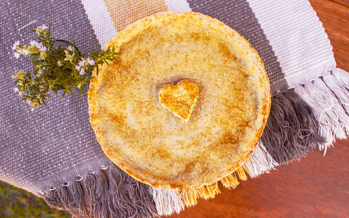 Receita torta de palmito e alho poró é fácil de fazer confira o passo