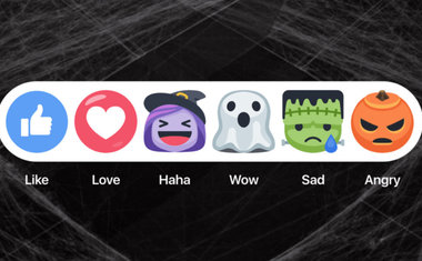 Facebook terá reações especiais para o Halloween