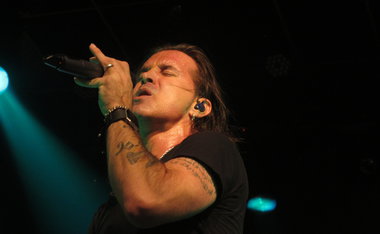 Fotos: saiba como foi o show de Scott Stapp, do Creed, em São Paulo