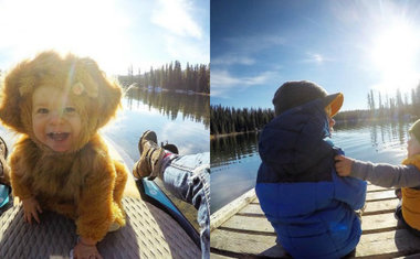 Casal posta fotos de viagens estilo mochilão com filhos pequenos e faz sucesso no Instagram