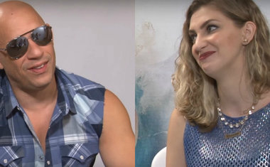 Vin Diesel assedia e constrange youtuber brasileira em entrevista 