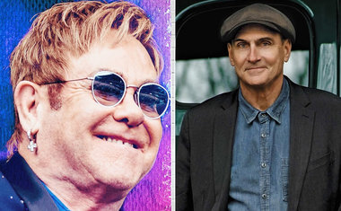 Elton John e James Taylor no Brasil em 2017