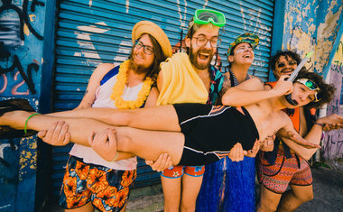 Banda francisco, el hombre inaugura bloco de Carnaval em São Paulo 