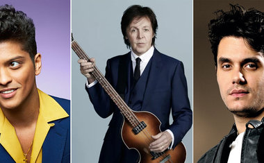 Paul McCartney, John Mayer e Bruno Mars devem vir ao Brasil em 2017