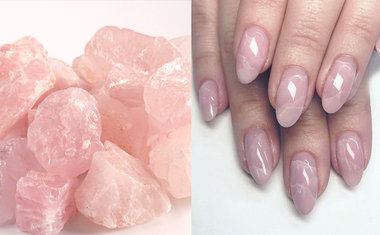 Unhas de quartzo rosa: conheça a nova tendência de "nail art" inspirada no mineral