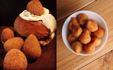 Fondue Burger de catupiry com coxinha de costela é novidade em hamburgueria de SP