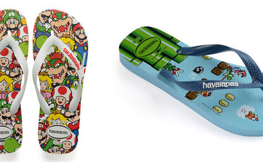 Havaianas lança coleção inspirada em Super Mario