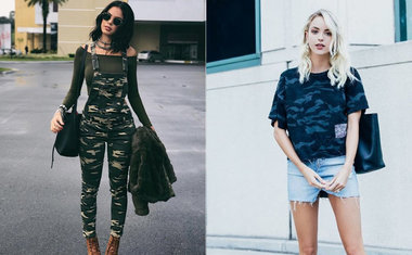 Moda militar: 8 inspirações para usar estampa camuflada no dia-a-dia