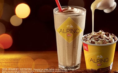 McDonald's lança McShake e McFlurry de Alpino; confira!