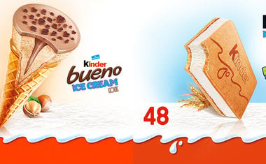 Ferrero lança sorvete de Kinder Bueno na Alemanha - e nós queremos para ontem!