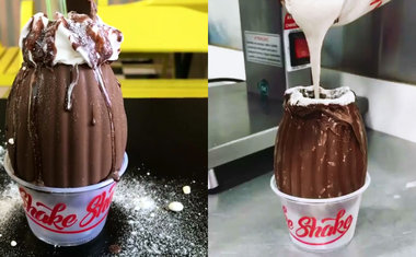 Milk-shake feito dentro do Ovo de Páscoa faz sucesso em São Paulo; veja onde tomar!