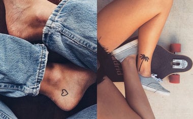 16 ideias inspiradoras de tatuagens para fazer nos pés e tornozelos