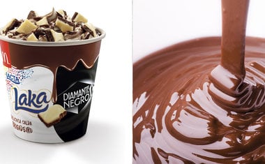 McDonald's lança nova sobremesa com Laka Diamante Negro e calda de brigadeiro; saiba mais!