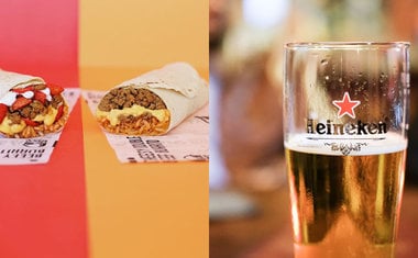 Taco Bell faz promoção 'leve dois, pague um' para os clássicos da casa e cerveja Heineken durante o mês de novembro