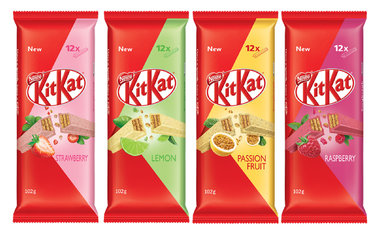 KitKat ganha versão tablete nos sabores morango, limão, maracujá e framboesa; saiba mais! 