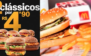 Black Friday do McDonald's tem 2 clássicos por R$ 4,90, sundae em dobro e mais 7 ofertas imperdíveis; saiba tudo!