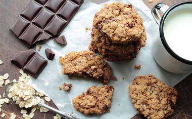 Bolacha de aveia e chocolate é fácil de fazer; confira a receita!