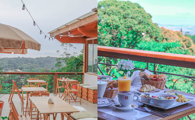 Conheça o Frutta & Crema, restaurante italiano com vista para a Serra da Cantareira 