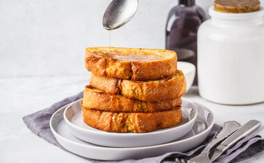 Rabanada de pão de forma com raspas de laranja é fácil de fazer e fica uma delícia