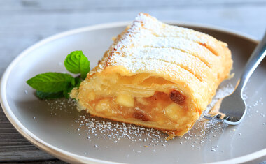 Receita: strudel de banana com queijo coalho