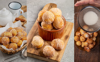 Receita: Bolinho de Chuva de Banana para fugir do tradicional!