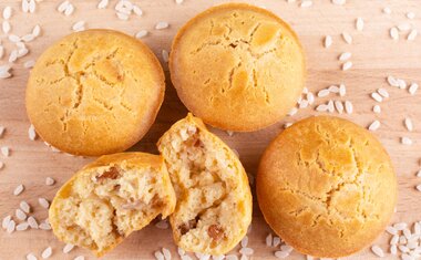 Muffin de arroz é simples e fácil de fazer; confira o passo a passo da receita!