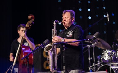 Saxofonista Igor Butman no Teatro B32