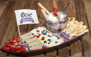 Restaurantes: Loja em SP oferece barco de açaí com taça recheada de brinde no Dia da Mulher