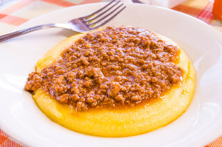 Receitas: Receita: Polenta com Carne Moída simples e cremosa!