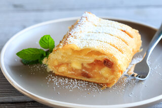 Receitas: Receita: strudel de banana com queijo coalho