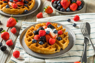 Receitas: Receita de Waffle Fit é simples, rápida e saudável; confira! 