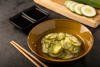 Receitas: Receita: sunomono tradicional de pepino