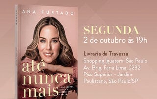 Literatura: Lançamento do livro 'Até nunca mais: Como aceitei, resisti e superei um câncer'