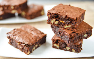 Brownie vegano de feijão