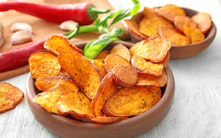 Chips de batata doce