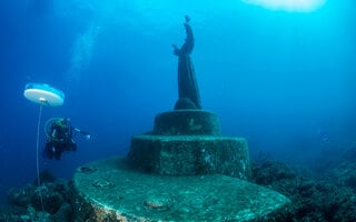 Cristo do Abismo | Baía de San Fruttuoso, Itália