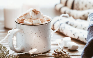 Chocolate Quente como Marshmallow