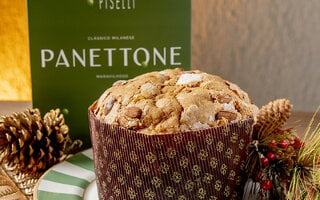 Panettone Clássico Milanese, do restaurante Piselli