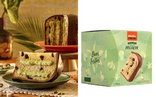 Panettone de Pistache, da Brasil Cacau