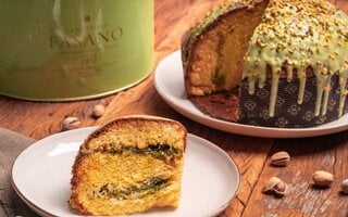 Panettone con Crema al Pistacchio, do Emporio Fasano