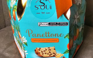 Panettone de Laranja com Gotas de Chocolate ao Leite, da S'OUi