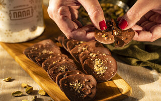 Chips de Chocolate com Pistache, do Açucareiro da Nana