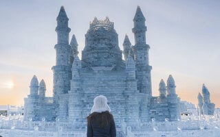 Castelo de Neve e Gelo no Parque Ibirapuera | Na Cidade