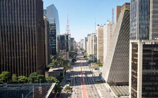 Espetáculo de videomapping no Edifício Anchieta