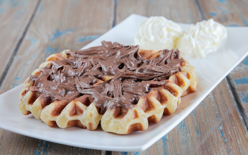 10 ideias saborosas de recheio de waffle