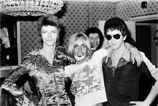 David Bowie Iggy Pop Lou Reed Mick Rock