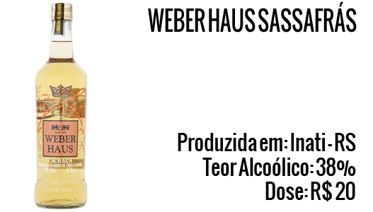 Cachaça Weber Haus Sassafrás