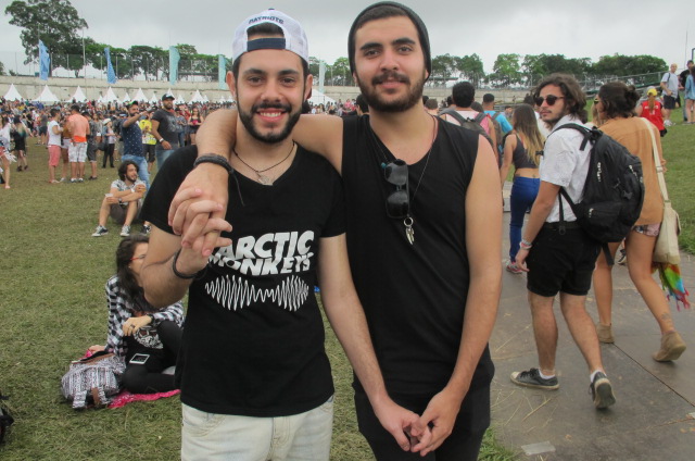 Casais no Lollapalooza Brasil