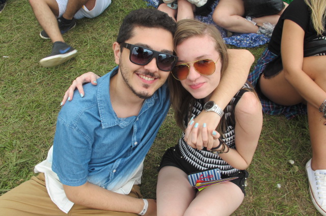 Casais no Lollapalooza Brasil